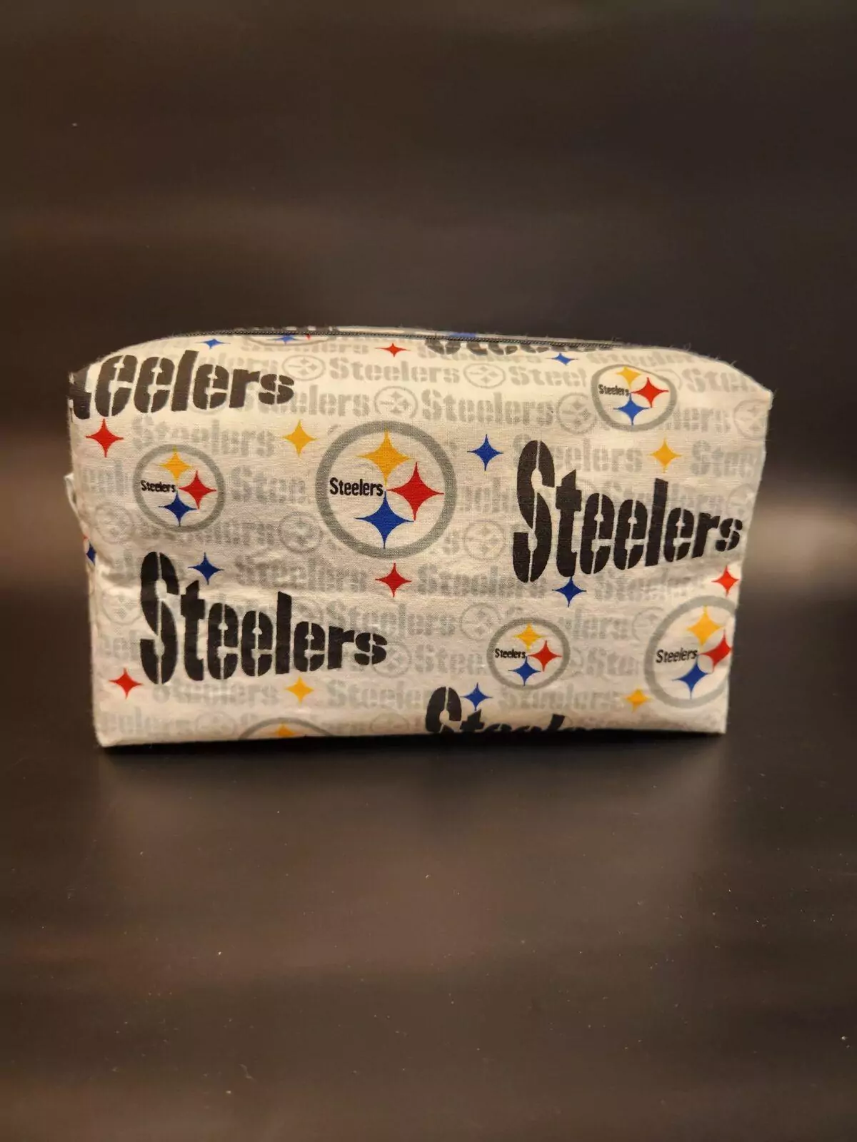 BEAUTY BAG: Steelers - Blue Lining with Black Zipper